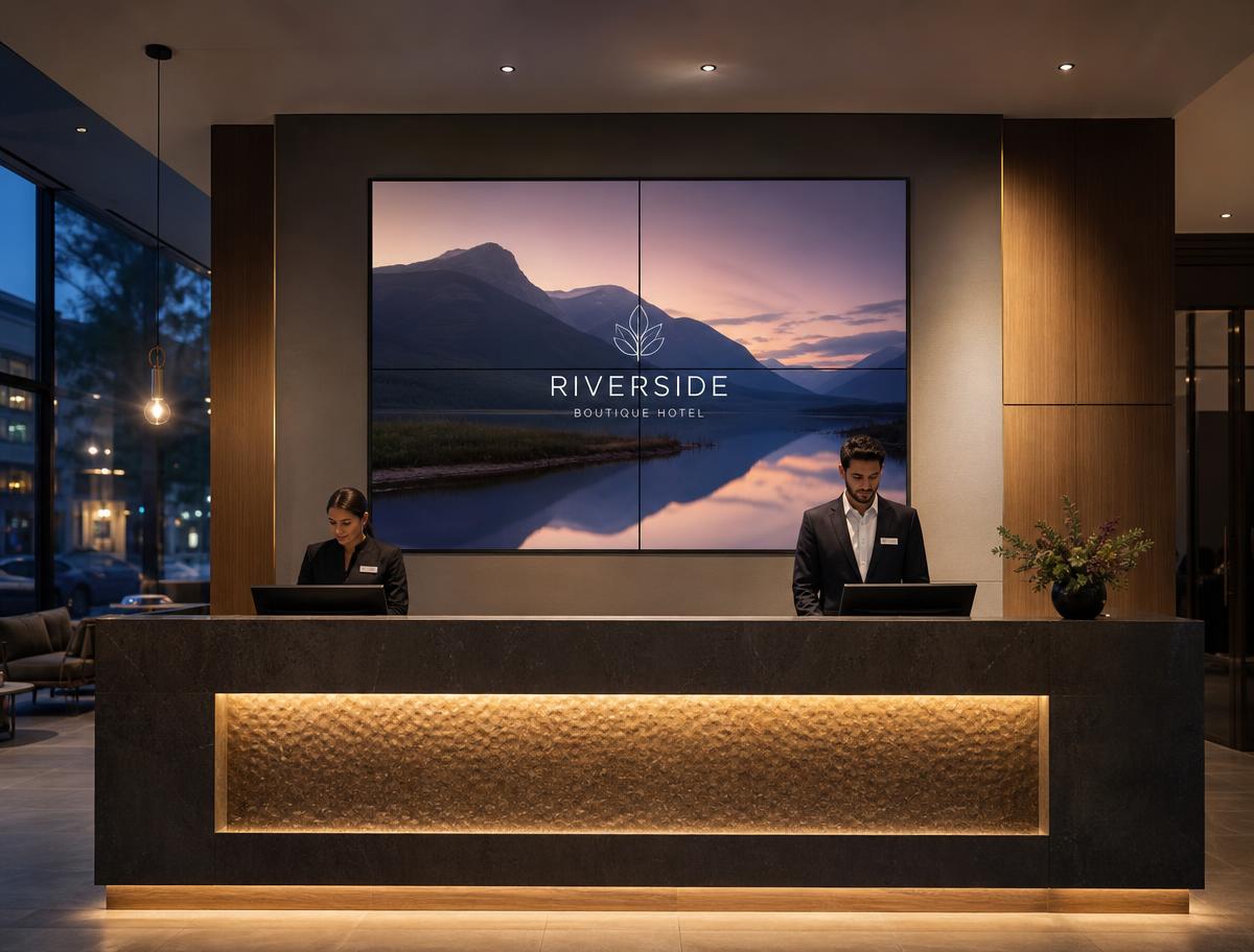Reception Video Wall